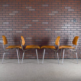 Eames DCM Plywood Dining Chairs 1st Edition Evans Production Set of 4