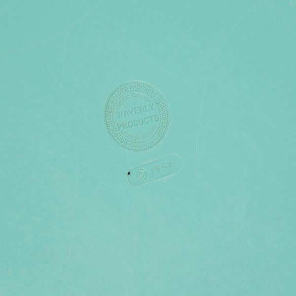 Sea Things Serving Trays Manufactured by Waverly - Turqoise & Gold - Square