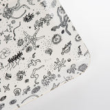 Sea Things Serving Trays Manufactured by Waverly - White & Black - Square