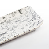 Sea Things Serving Trays Manufactured by Waverly - White & Black - Square