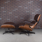 Eames Lounge Chair and Ottoman for Herman Miller - Brown Leather & Walnut