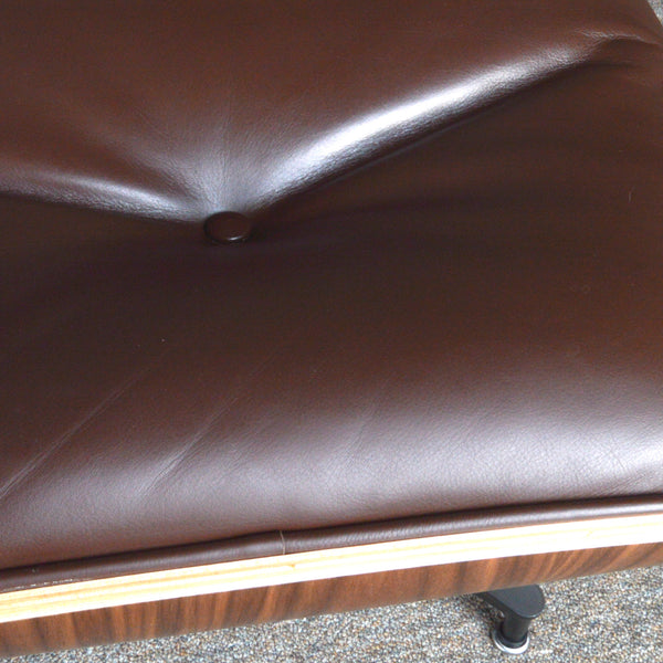 Eames Lounge Chair and Ottoman for Herman Miller - Brown Leather & Walnut