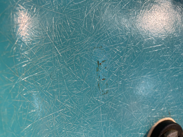 Eames DSX Fiberglass Shell Chairs for Herman Miller - Vintage Turquoise