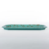 Sea Things Serving Trays Manufactured by Waverly - Turquoise & Gold- Rectangle