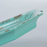 Sea Things Serving Trays Manufactured by Waverly - Turquoise & Gold- Rectangle