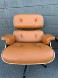Eames Lounge Chair and Ottoman for Herman Miller - Caramel Leather & Walnut