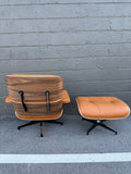 Eames Lounge Chair and Ottoman for Herman Miller - Caramel Leather & Walnut