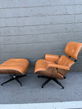 Eames Lounge Chair and Ottoman for Herman Miller - Caramel Leather & Walnut