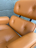 Eames Lounge Chair and Ottoman for Herman Miller - Caramel Leather & Walnut
