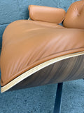Eames Lounge Chair and Ottoman for Herman Miller - Caramel Leather & Walnut