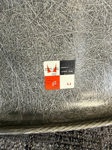 Eames 1st Edition Zenith 'Rope Edge' for Herman Miller - Elephant Grey