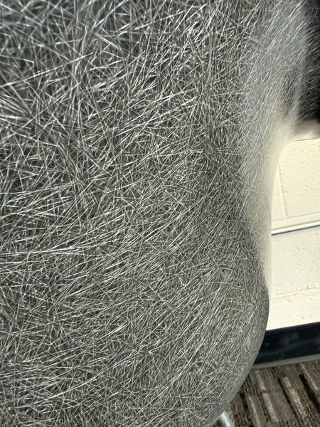 Eames 1st Edition Zenith 'Rope Edge' for Herman Miller - Elephant Grey
